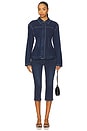 view 4 of 4 Marina Denim Jacket in Dark Blue