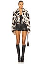 view 5 of 5 Leah Cow Print Jacket in Cowhide