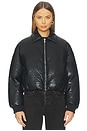 view 2 of 5 Sanja Faux Leather Jacket in Black