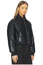 view 3 of 5 Sanja Faux Leather Jacket in Black