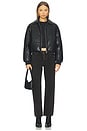 view 5 of 5 Sanja Faux Leather Jacket in Black