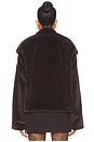 view 3 of 4 Willow Faux Fur Coat in Brown