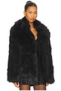 view 2 of 4 Kennedy Faux Fur Coat in Black