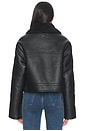 view 4 of 5 Lucinda Faux Leather Jacket in Black