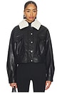view 2 of 5 Colette Faux Leather Jacket in Black