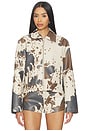 view 2 of 5 BLOUSON CLARA in Cow Print