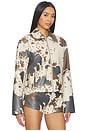 view 3 of 5 BLOUSON CLARA in Cow Print