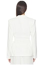 view 4 of 5 Jennifer Lace Up Blazer in Ivory