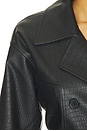 view 6 of 5 Caroline Faux Leather Jacket in Black