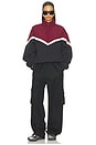 view 5 of 4 Liberty Track Jacket in Burgundy