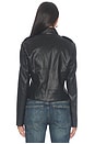 view 4 of 5 Copen Faux Leather Jacket in Black