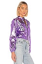 view 2 of 4 Dakota Metallic Jacket in Purple
