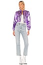 view 4 of 4 Dakota Metallic Jacket in Purple