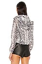view 3 of 4 Fiona Windbreaker Jacket in Grey Snake