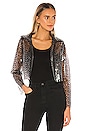 view 1 of 4 Jacquie Cropped Raincoat in Leopard
