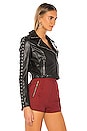 view 2 of 4 Kiera Lace Up Jacket in Black