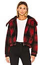 view 1 of 5 Candy Zip Front Jacket in Red Plaid