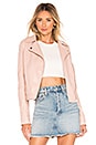 view 1 of 4 Gia Moto Jacket in Blush