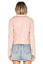 view 3 of 4 Gia Moto Jacket in Blush