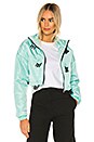 view 1 of 5 Ava Puffer Jacket in Aqua Blue