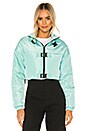 view 2 of 5 Ava Puffer Jacket in Aqua Blue