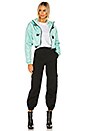 view 5 of 5 Ava Puffer Jacket in Aqua Blue