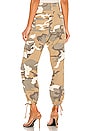 view 3 of 4 PANTALON JOGGER KAYLA in Tan Camo