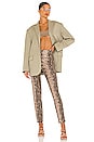 view 4 of 4 Donna Snake Pant in Brown Snake