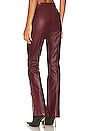 view 3 of 4 Marisol Flare Pants in Oxblood
