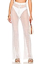 view 1 of 4 Elektra Crochet Pant in White