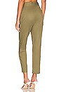 view 3 of 4 Chanice Buckle Pant in Olive Green Twill