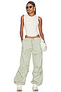 view 4 of 4 Jessie Parachute Cargo Pant in Sage