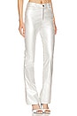 view 2 of 4 Shalisa Mid Rise Pant in Silver