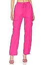 view 2 of 5 Amata Parachute Pant in Hot Pink