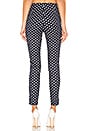 view 3 of 4 PANTALONES DORA in Navy Polka Dot