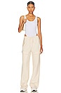 view 4 of 4 PANTALON BECK in Bone