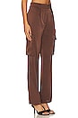 view 3 of 5 Seleste Drawstring Jogger Pant in Chocolate Brown