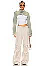 view 4 of 4 Ayla Parachute Pant in Beige