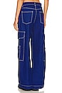 view 3 of 4 Relaxed Cargo Pant in Blue