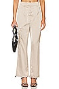 view 2 of 5 Seleste Drawstring Jogger Pant in Taupe