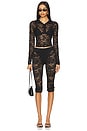 view 5 of 6 Jewliet Capri Pant in Black