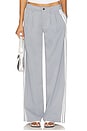 view 1 of 6 Katherine Trouser in Grey Stripe