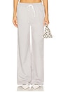 view 1 of 6 Callen Drawstring Trouser in Grey Stripe