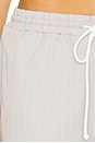 view 6 of 6 Callen Drawstring Trouser in Grey Stripe