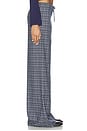 view 3 of 6 PANTALÓN GWENDOLYN in Blue Plaid