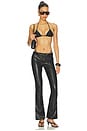 view 5 of 6 Mada Faux Leather Pant in Black