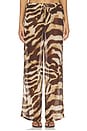 view 1 of 6 OSPREY パンツ in Brown Zebra