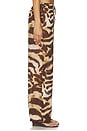 view 3 of 6 OSPREY パンツ in Brown Zebra