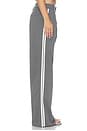 view 4 of 6 Katherine Trouser in Dark Grey Stripe