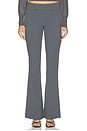 view 1 of 6 Agnes Pant in Grey Pinstripe